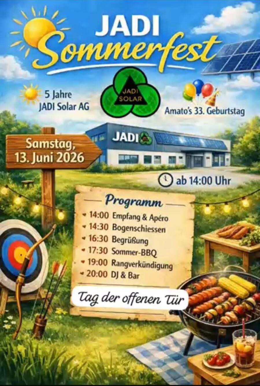 JADI Solar Firmenfest Bischofszell